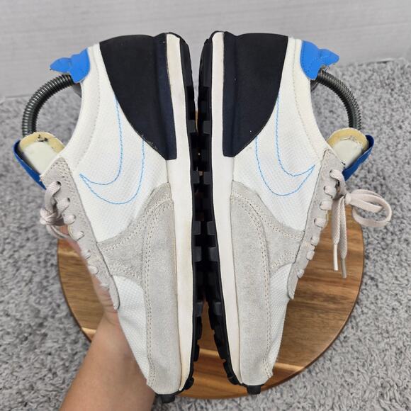 Nike Women 8 Daybreak Type Sail Photo Blue Low Top Athletic Casual Daily Sneaker - Picture 7 of 12